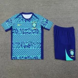 24-25 Brazil Fancy blue Training Short Suit