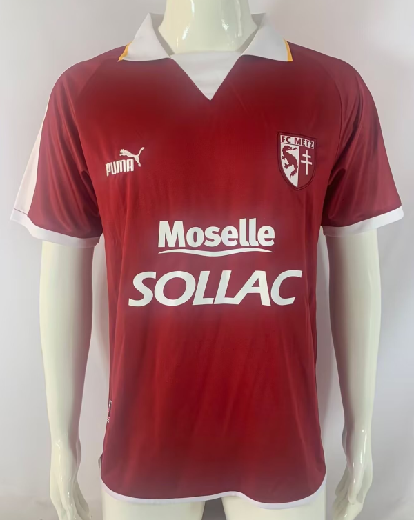 2003-2004 Metz Home Retro Soccer Jersey