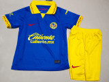 23-24 Club America Away Kids Soccer Jersey