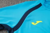 2024 JOM Lake Blue Kids Half Pull Tracksuit (童装)(半拉链)