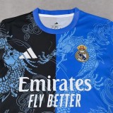 25-26 RMA Blue Black Special Edition Fans Training shirts *龙纹