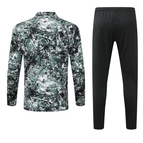 24-25 Man Utd Green Half Pull Tracksuit (半拉链)
