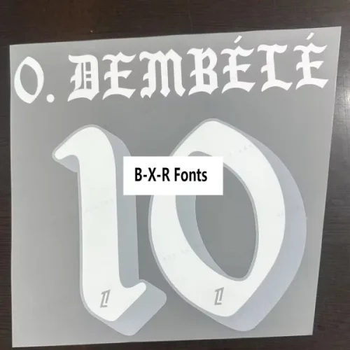 24-25 PSG Home O.Dembélé #10 Fans Soccer Jersey (Snipes) (B-X-R Fonts)
