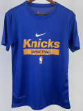2023 KNICKS Blue Quick drying T-shirt