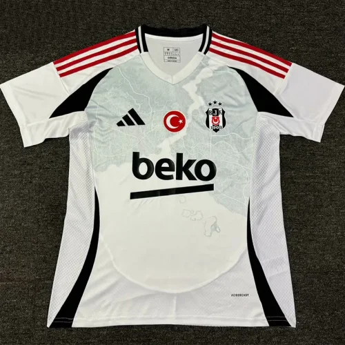 24-25 Besiktas Home Fans Soccer Jersey