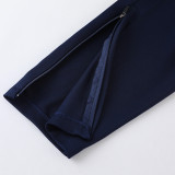 2023 NK ND02 Blue Short-sleeved Trouser Suit