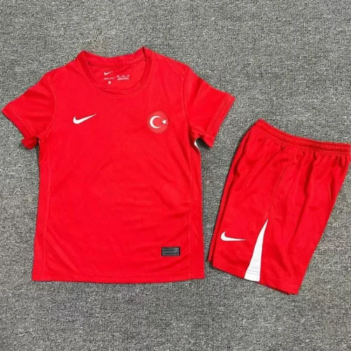24-25 Turkey Away Kids Soccer Jersey