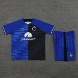 24-25 INT Blue-Black Training Short Suit (条纹)