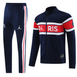 23-24 PSG Royal blue Jacket Tracksuit #02
