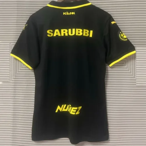 24-25 Atletico Penarol Black Away Fans Soccer Jersey前横条