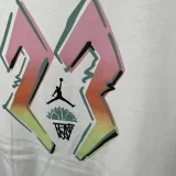 T122 Jordan White High Quality Casual T-Shirt