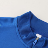 2023 AD Blue Half Pull Tracksuit #AB05 (半拉链)