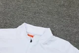 24-25 Marseille White Half Pull Tracksuit (半拉链)