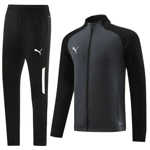 23-24 PM Black Grey Jacket Tracksuit #PJ06
