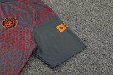 23-24 Man City Grey Red Training Short Suit