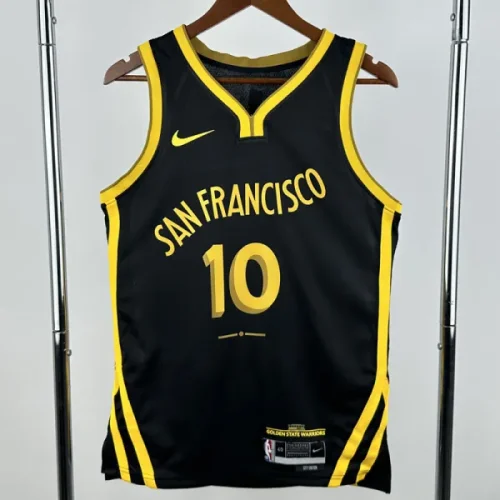 23-24 WARRIORS BUTLERIl #10 Black City Edition Top Quality Hot Pressing NBA Jersey (V领)