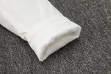 24-25 Palmeiras White Hooded Windbreaker Fabric Cotton Coat #G235