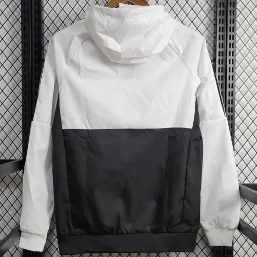 24-25 Flamengo White Black Windbreaker