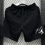 M16 Jordan Black Pure Cotton Fabric Casual Short Pants