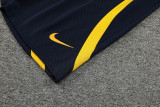 23-24 BAR Yellow Blue Tank top and shorts suit