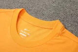 2024 NK Yellow Training Short Suit (100%Cotton)纯棉