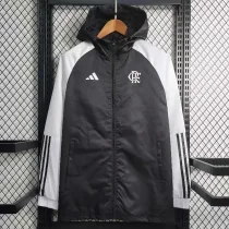 24-25 Flamengo Black Windbreaker (白袖)
