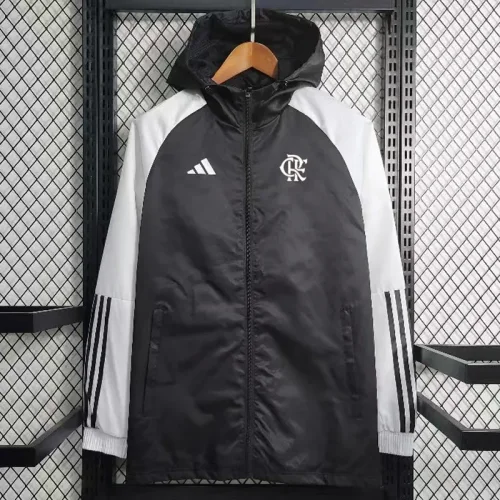 24-25 Flamengo Black Windbreaker (白袖)