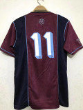 2011 West Ham #11 Iron Maiden Away Retro Soccer Jersey