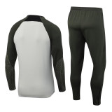 23-24 BAR Light Grey Green Half Pull Tracksuit (半拉链)