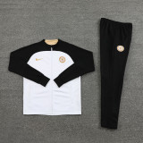 23-24 CHE White Black Jacket Tracksuit #02
