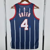 22-23 Rockets CREEN #4 Royal blue City Edition Top Quality Hot Pressing NBA Jersey