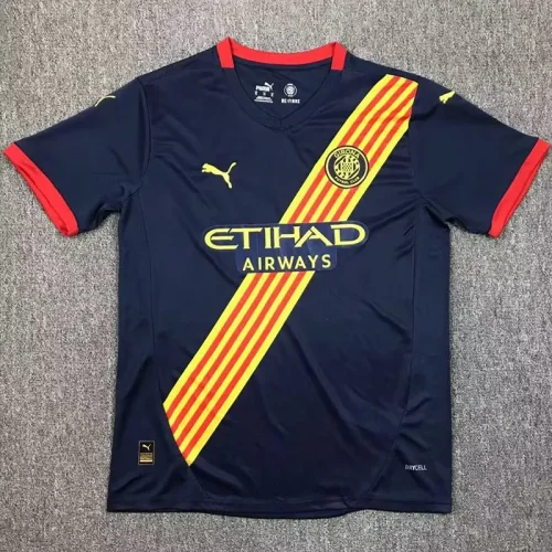 24-25 Girona Away Fans Soccer Jersey