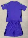 24-25 ARS Purple GoalKeeper Kids Soccer Jersey
