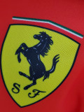 2022 Ferrari F1 Formula Red Short Sleeve Racing Suit (法拉利有领)