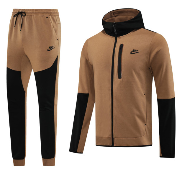 23-24 NK Brown Hoodie Jacket Tracksuit #NM05