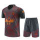 23-24 Man City Grey Red Training Short Suit