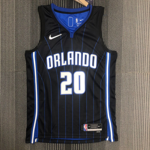 21-22 Magic FULTZ #20 Black 75th Anniversary Top Quality Hot Pressing NBA Jersey