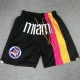 Heat Black City Edition Top Quality NBA Pocket Pants *热火彩虹版