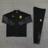 23-24 Dortmund Black Jacket Tracksuit