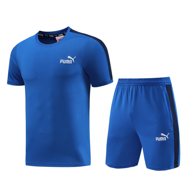 2023 PM Blue Training Short Suit #PD01