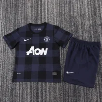 2013-2014 Man Utd Away Kids Retro Soccer Jersey 2013-2014 Man Utd Away Kids Retro Soccer Jersey