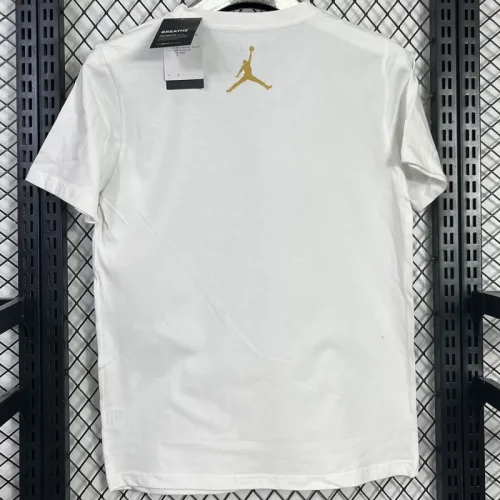 T129 Jordan White High Quality Casual T-Shirt
