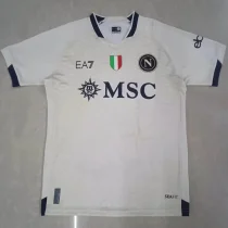 23-24 Napoli Cream Color Special Editio Fans Soccer Jersey