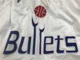 Bullets White City Edition Top Quality NBA Pocket Pants * 奇才队