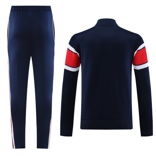 23-24 PSG Royal blue Jacket Tracksuit #02