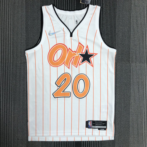 21-22 Magic FULTZ #20 White 75th Anniversary Top Quality Hot Pressing NBA Jersey