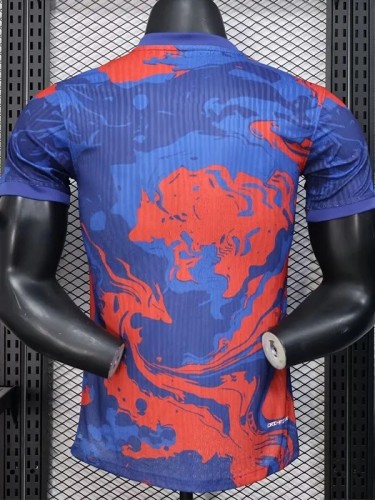 25-26 BAR Blue Red Special Edition Player Version Training Shirts