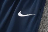 2024 NK Royal Blue Half Pull Tracksuit #05(半拉链)(白色领)