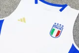 24-25 Italy White Tank top and shorts suit