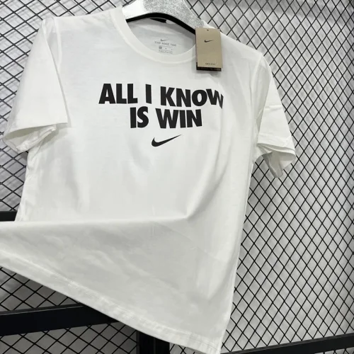 T204 NK White High Quality Casual T-Shirt #字母